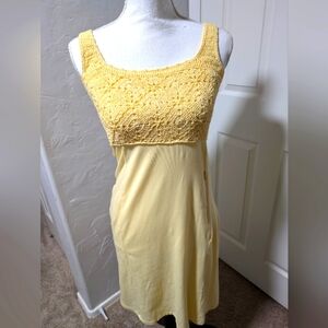 Athleta Yellow Dress Small
